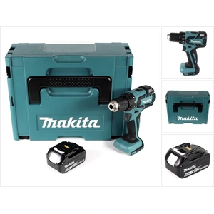 Makita DDF 459 T1J Akku Bohrschrauber 18V 45Nm im Makpac + 1x 5,0 Ah Akku - ohne Ladegerät