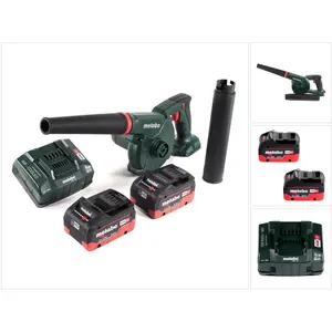 Metabo AG 18 Akku Gebläse 18 V + 2x LiHD Akku 8,0Ah + Ladegerät
