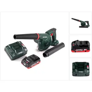 Metabo AG 18 Akku Gebläse 18 V + 1x LiHD Akku 4,0 Ah + Ladegerät