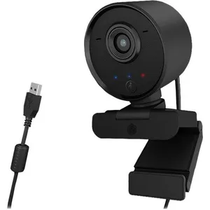 ICY BOX IB-CAM502-HD, FHD Webcam, 1080P, eingebautes Mikrophone, Fernb...