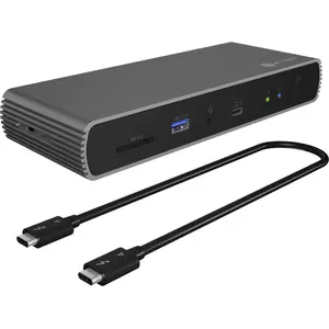 ICY BOX 10 in 1 Thunderbolt  4 Dock mit 2x 4K@60 Hz Videoausgang