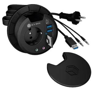 ICY BOX IB-HUB1430-CR USB 3.2 Gen 1 Multiport Tisch Hub