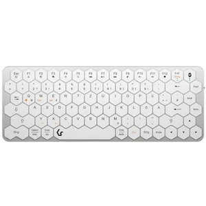 KeySonic KSK-5020BT-S Bluetooth-Tastatur (DE-Layout) [Mini Tastatur mi...