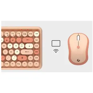 KeySonic KSKM-5200M-RF Maus-Tastatur-Set (DE) [Maus-Tastatur-Set, Mini...