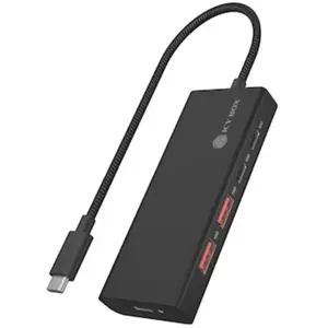 Icy Box 4-Port USB 3.2 Gen 2 Hub mit 2x Type-C und 2x Type-A
