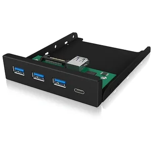 ICY BOX IB-HUB1418-i3 Frontpanel mit USB 3.0 Type-A und Type-C Hub günstig