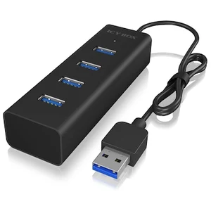 ICY BOX 4 Port Hub mit USB 3.0 Type-A Anschluss