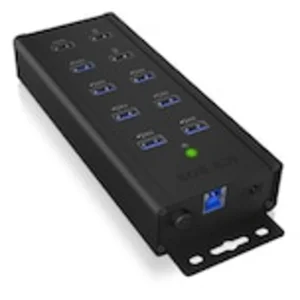 ICY BOX IB-HUB1703-QC3 - 7 Port USB 3.0 Hub mit 3 Ladeanschlüsse