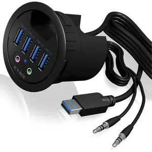 ICY BOX IB-HUB1403A - 4 Port USB 3.0 Tisch-Hub