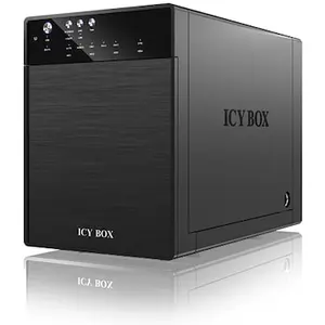 Icy Box Externes 4-fach JBOD Gehäuse für 4x 3,5" SATA günstig