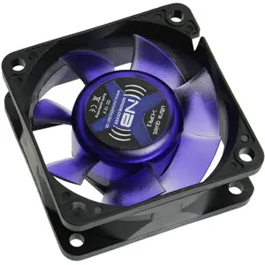 Noiseblocker BlackSilent XR-2 (60 mm, 1x), PC Lüfter, Schwarz, Blau