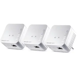 Devolo Kit Multiroom Mini Mesh WiFi Magic 1 (100 Mbit/s), Powerline, Weiss günstig