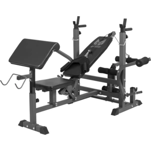 GYRONETICS® Multifunktion Hantelbank - mit Langhantel-Ablage, Curlpult...