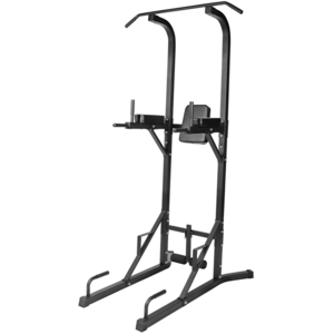 GORILLA SPORTS® Power Tower - mit Klimmzugstange, Dip Station, Liegest...