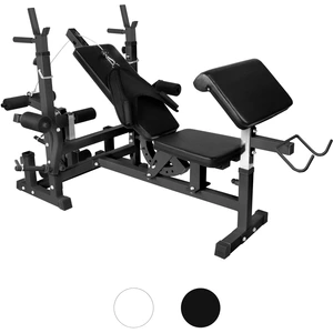 GORILLA SPORTS® Kraftstation - Hantelbank mit verstellbare Hantelablag...