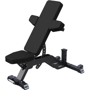 GORILLA SPORTS® Hantelbank verstellbar, 11-fach Schrägbank & Flachbank...