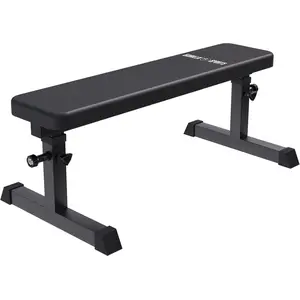 GORILLA SPORTS® Hantelbank - Höhenverstellbar, bis 200kg, Schwarz - Tr...