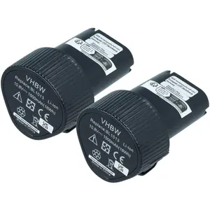 vhbw 2x Akku Ersatz für Makita BL1013, BL1014, 194550-6, BL101, 194551...