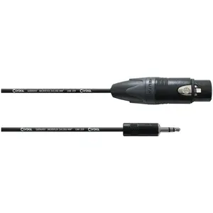 Cordial CPM 1.5 FW-UNB - Mikrofonkabel 3.5mm Klinke Neutrik (1.50 m, AUX Kabel, XLR Kabel), Audiokabel günstig