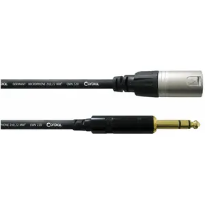 Cordial Cfm 3 Mv (3 m, 6.3mm Klinkenkabel, XLR Kabel), Audiokabel günstig