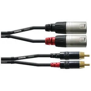Cordial 2in1 (1.50 m, Cinch Kabel, XLR Kabel), Audiokabel günstig