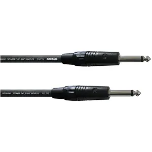Cordial Lautsprecher Kabel Cordon 2x Jack mâle 6.35 mm mono (1.50 m, 6.3mm Klinkenkabel), Audiokabel günstig