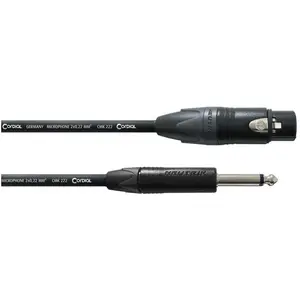 Cordial CPM 10 FP - Mikrofonkabel NEUTRIK (10 m, 6.3mm Klinkenkabel, XLR Kabel), Audiokabel günstig