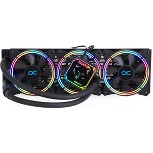 Alphacool Eisbaer Aurora LT360 CPU Digital RGB Komplett-Wasserkühlung, CPU Wasserkühler, Schwarz