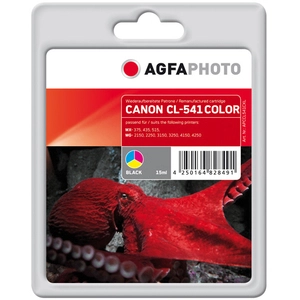 AgfaPhoto APCCL541CXL, Cyan, Magenta, Gelb, Tinte auf Pigmentbasis, 1 Stück(e) günstig