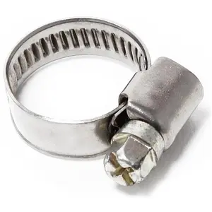 COOCHEER Wiltec, Schlauchanschluss + Schlauchverbinder, Schlauchschellen W4 rostfreier Edelstahl 20-32mm Schneckengewinde Breite 9mm (Schlauchschelle, 20 mm) günstig