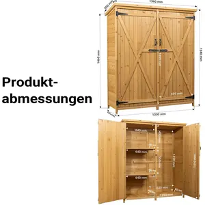 Wiltec, Gartenhaus + Gartenschrank, Gartenhaus günstig