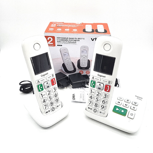 Gigaset E290A Duo, Analoges/DECT-Telefon, Kabelloses Mobilteil, Freisp...