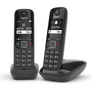 Gigaset AS690 DUO, Analoges/DECT-Telefon, Kabelloses Mobilteil, Freisp...