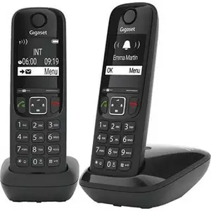 Gigaset AS690R DUO, Analoges/DECT-Telefon, Kabelloses Mobilteil, Freis...