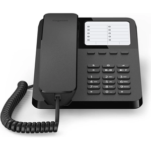 Gigaset DESK 400, Analoges Telefon, Kabelgebundenes Mobilteil, 10 Eint...