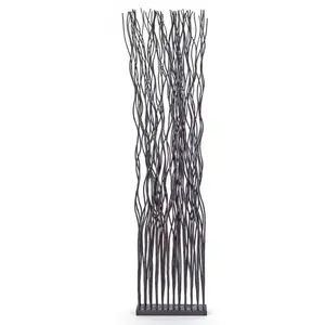 DESIGN DELIGHTS Paravent RAUMTEILER "WAVE", Weidenholz, 170x40cm (HxB), Paravent, Trennwand günstig