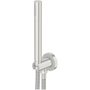 Steinberg, Duschbrause, Serie 100 Handbrausengarnitur, mit integriertem Brauseanschlussbogen, Stabhandbrause, 1001 (1 Strahlart) günstig