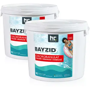 2x5 kg BAYZID® Chlorgranulat für Pools mit Aktivchlor zur Poolwasser D... günstig