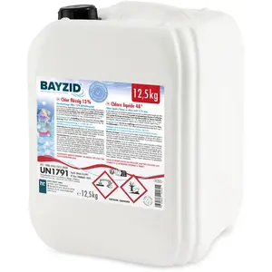 1x12,5 kg BAYZID® Flüssigchlor 13% zur effektiven Pool Desinfektion günstig