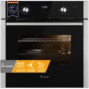 KKT KOLBE AirFryer Einbaubackofen 60 cm mit Heißluftfritteuse | autark...