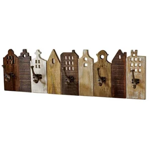 Loberon Mirabeau Dekohaken Hakenboard Pettis braun, Garderobe günstig