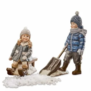 LOBERON Mirabeau Weihnachtsfigur Figur 2er Set Arue bunt (2er Set, 2er...