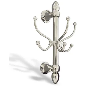 Loberon Mirabeau Dekohaken Haken Anthé silber, Wandhaken günstig