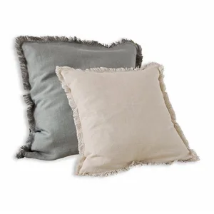LOBERON Mirabeau Kissenhülle Kissenhülle 2er Set Quebo grau/beige, none günstig
