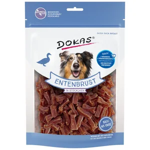 Dokas Entenbrust in Stückchen 200 g, Snack für: Hund