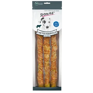 DOKAS Kaurolle für Hunde, 315g - Natürlicher Kausnack zur Zahnpflege &...