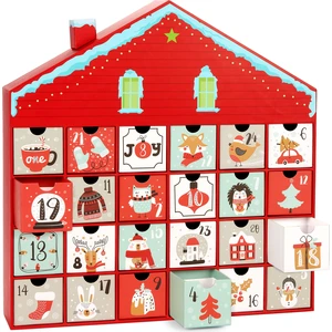 BRUBAKER Adventskalender zum Befüllen - Weihnachtshaus - DIY Weihnacht... günstig