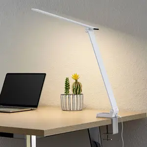 Prios LED-Tischlampe Tamarin, Höhe 40 cm, weiß, dimmbar günstig