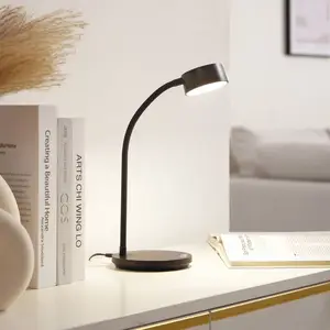 Lindby LED-Tischleuchte Maori, schwarz, CCT, Metall, dimmbar günstig