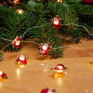 Lindby LED-Lichterkette Motje, Weihnachtsmann, 320 cm, IP20 günstig